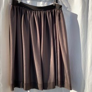 Misook collection flowy brown skirt 2X